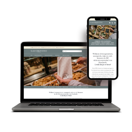Webshop voor gastrovino wijnspeciaalzijk delicatessenwinkel